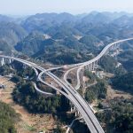 An aerial view of highways in Hubei Province, China, January 11, 2026.